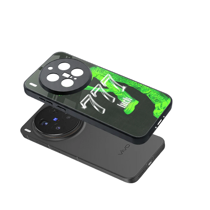 777 Luck sleek vivo x300 pro cover with tempered glass back and TPU edges