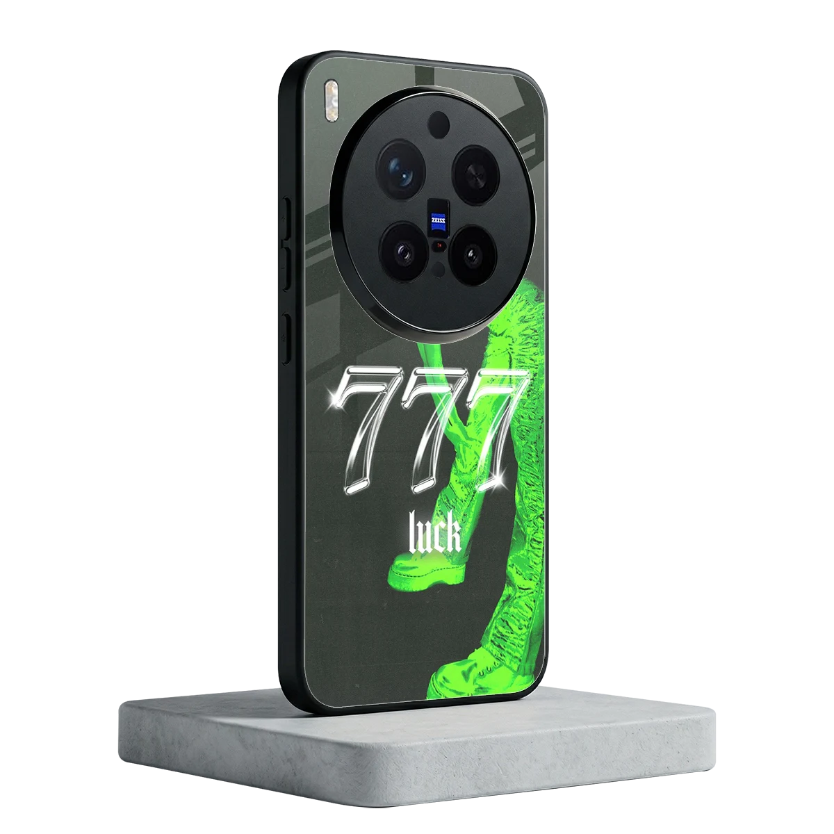777 Luck vivo x300 pro mobile cover | shockproof glass phone case