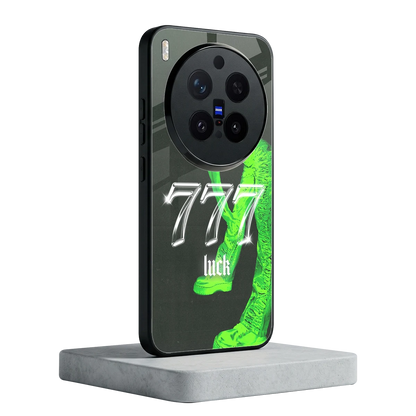 777 Luck vivo x300 pro mobile cover | shockproof glass phone case