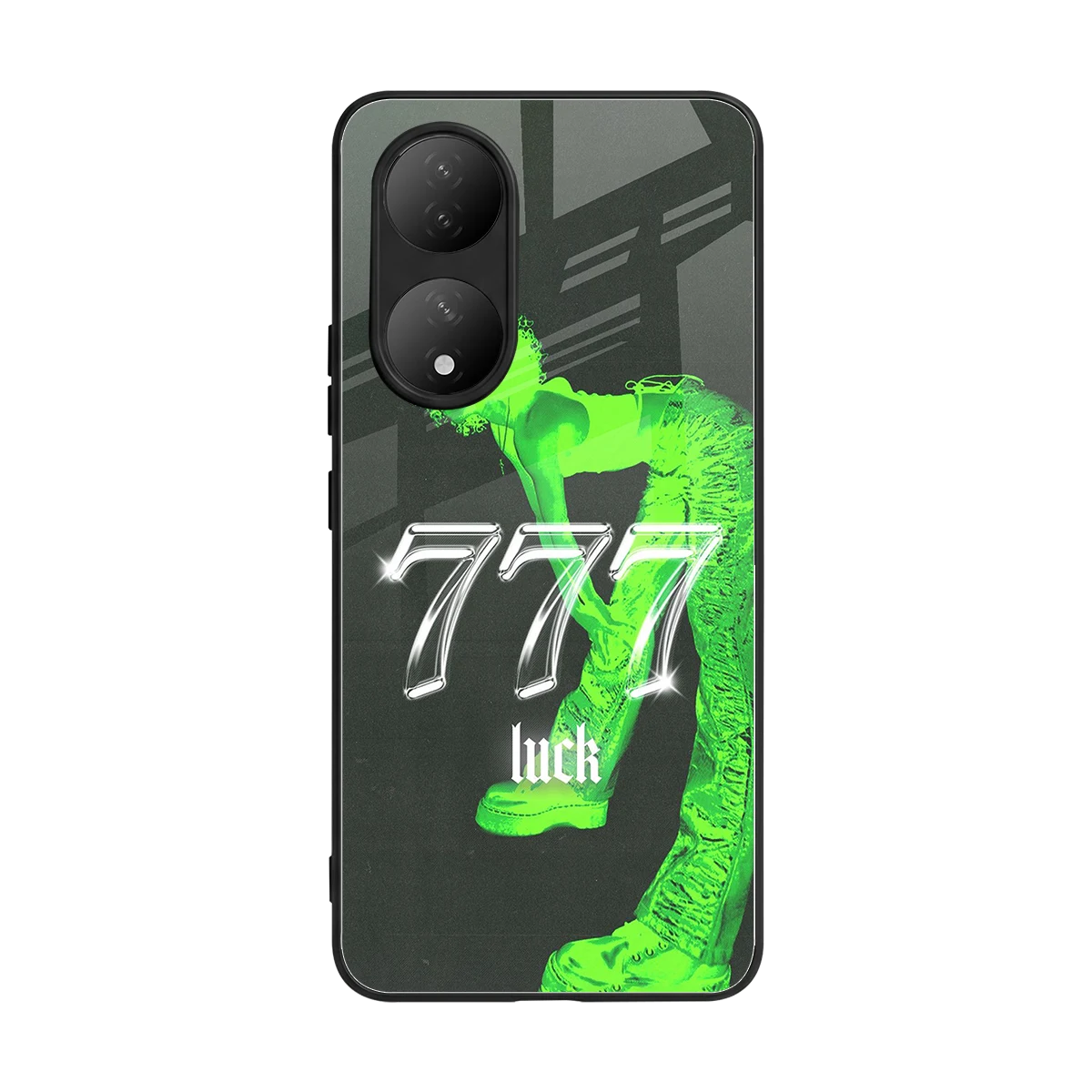 777 Luck back phone cover | glass case for Vivo-y100