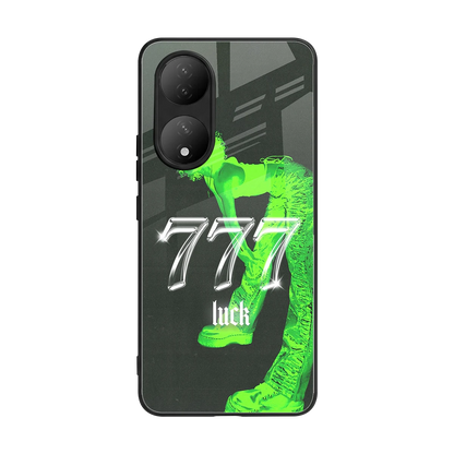 777 Luck back phone cover | glass case for Vivo-y100