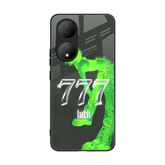 777 Luck back phone cover | glass case for Vivo-y100