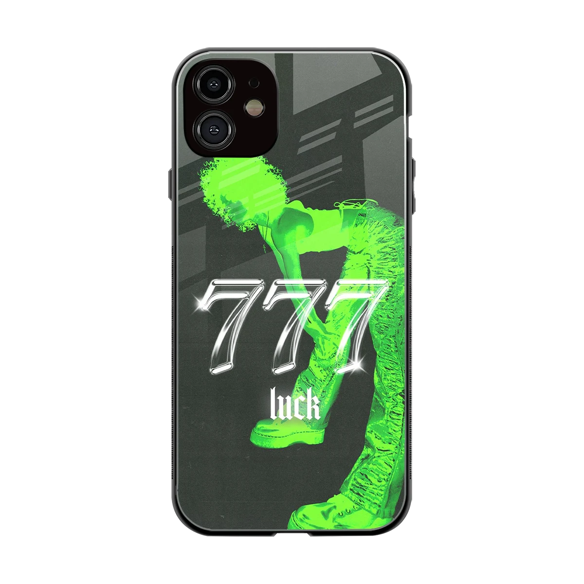 777 Luck back phone cover | glass case for iphone 12
