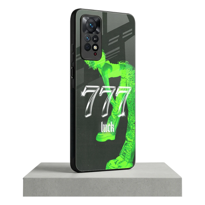 777 Luck redmi note 11 pro mobile cover | shockproof glass phone case