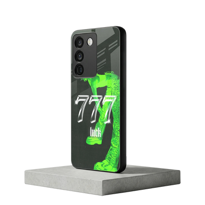 777 Luck vivo y200 5g mobile cover | shockproof glass phone case