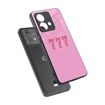 777 sleek motorola edge 40 neo 5g cover with tempered glass back and TPU edges