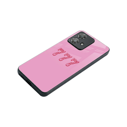 777 stylish phone case for motorola edge 40 neo 5g | glossy glass and slim fit