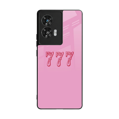 777 back phone cover | glass case for motorola edge 50 fusion