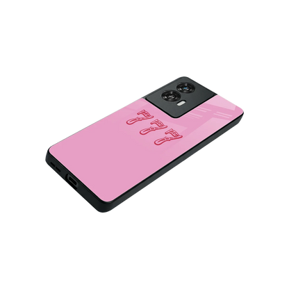777 stylish phone case for motorola edge 50 fusion | glossy glass and slim fit