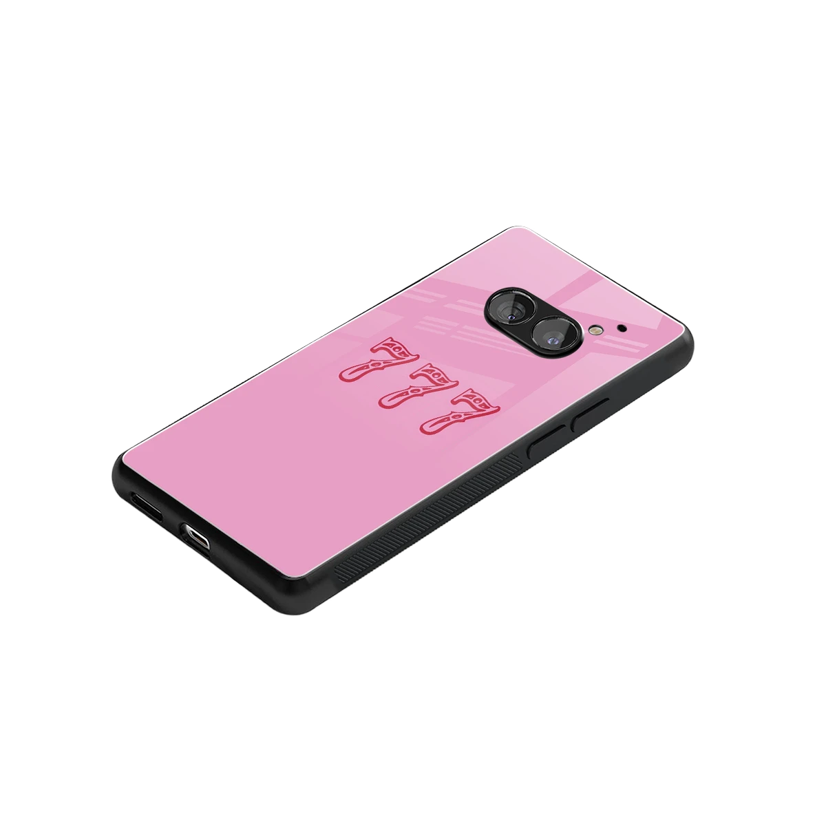 777 stylish phone case for nothing phone 2a plus | glossy glass and slim fit