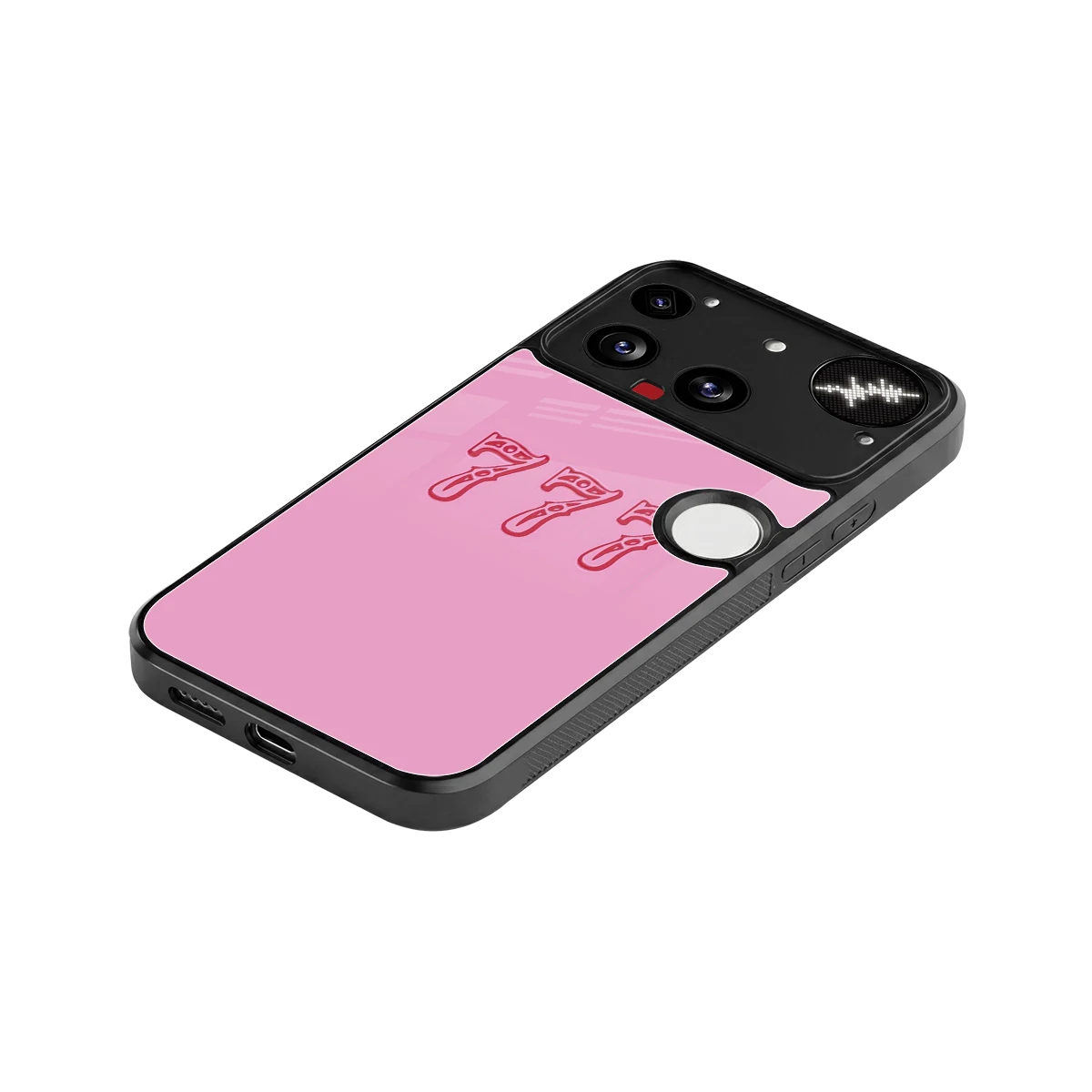 777 stylish phone case for nothing phone 3 | glossy glass and slim fit