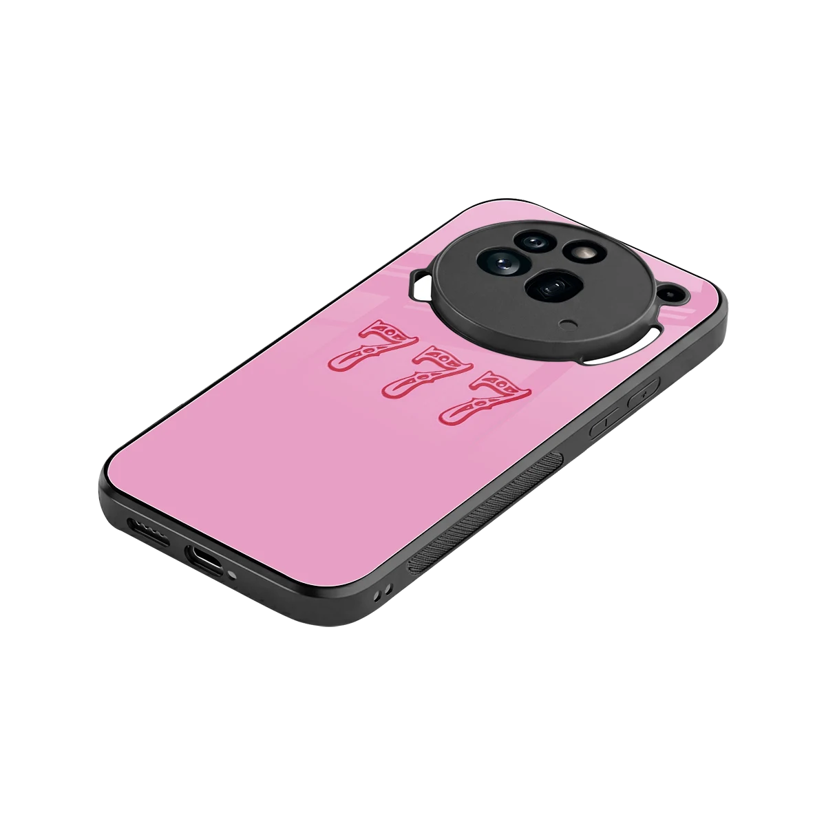 777 stylish phone case for nothing phone 3a pro | glossy glass and slim fit