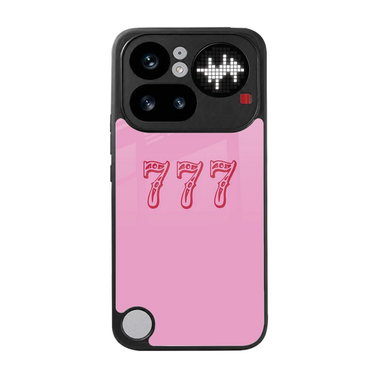 777 back phone cover | glass case for nothing phone 4a pro