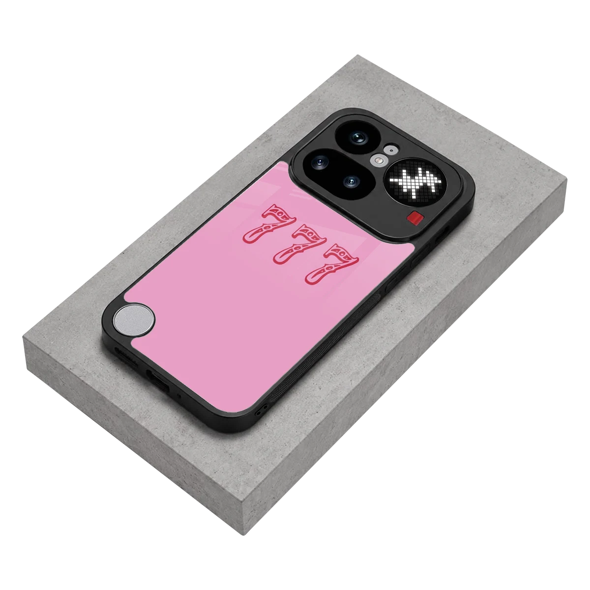 777 stylish phone case for nothing phone 4a pro | glossy glass and slim fit
