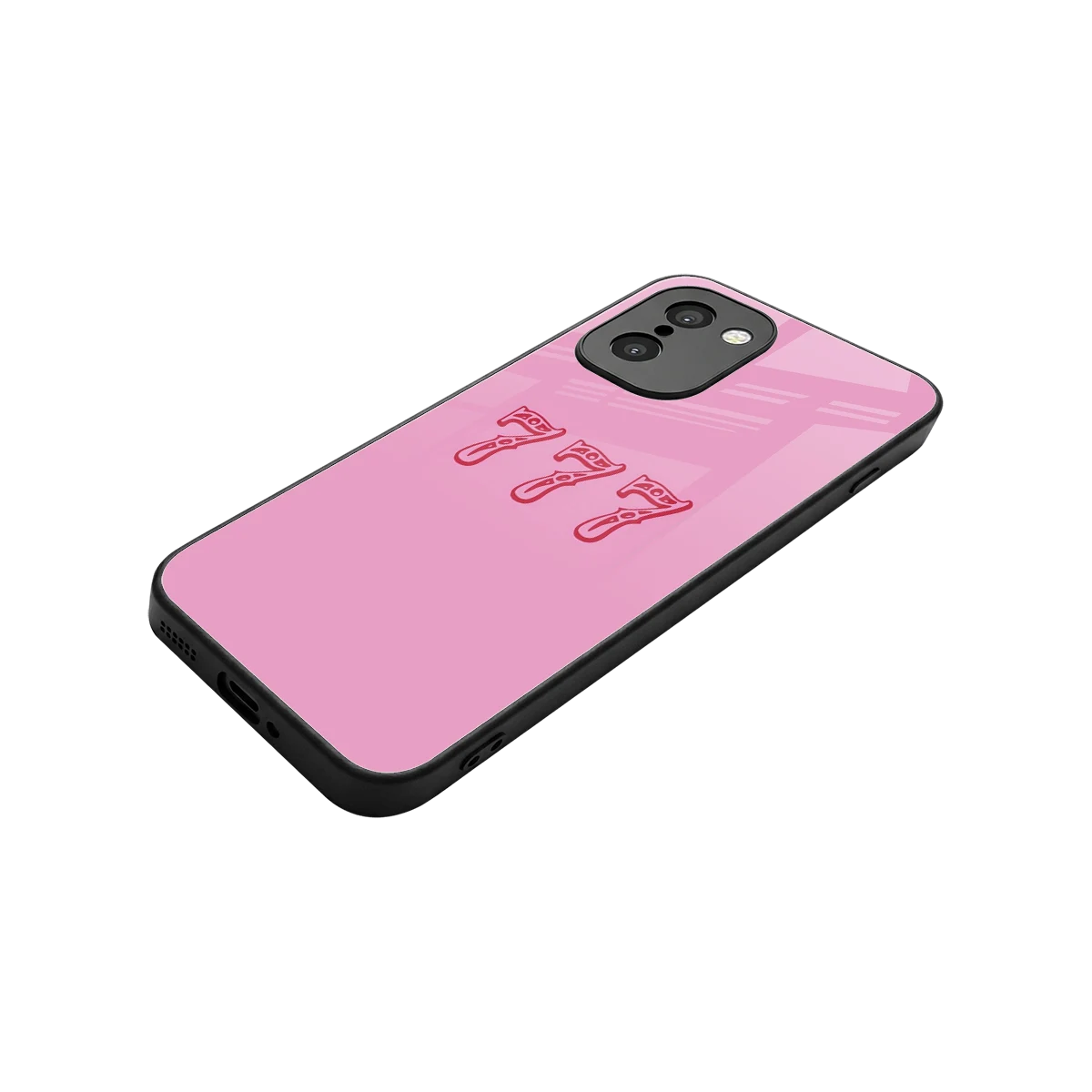 777 stylish phone case for oneplus 15r | glossy glass and slim fit