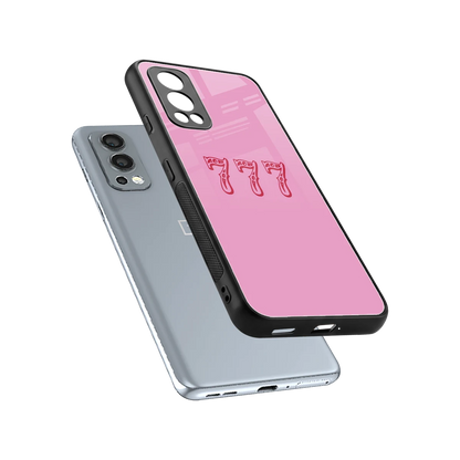 777 sleek oneplus nord 2 cover with tempered glass back and TPU edges