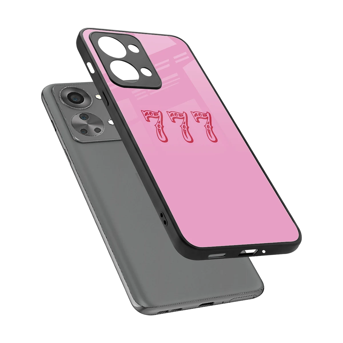 777 sleek oneplus nord 2t cover with tempered glass back and TPU edges