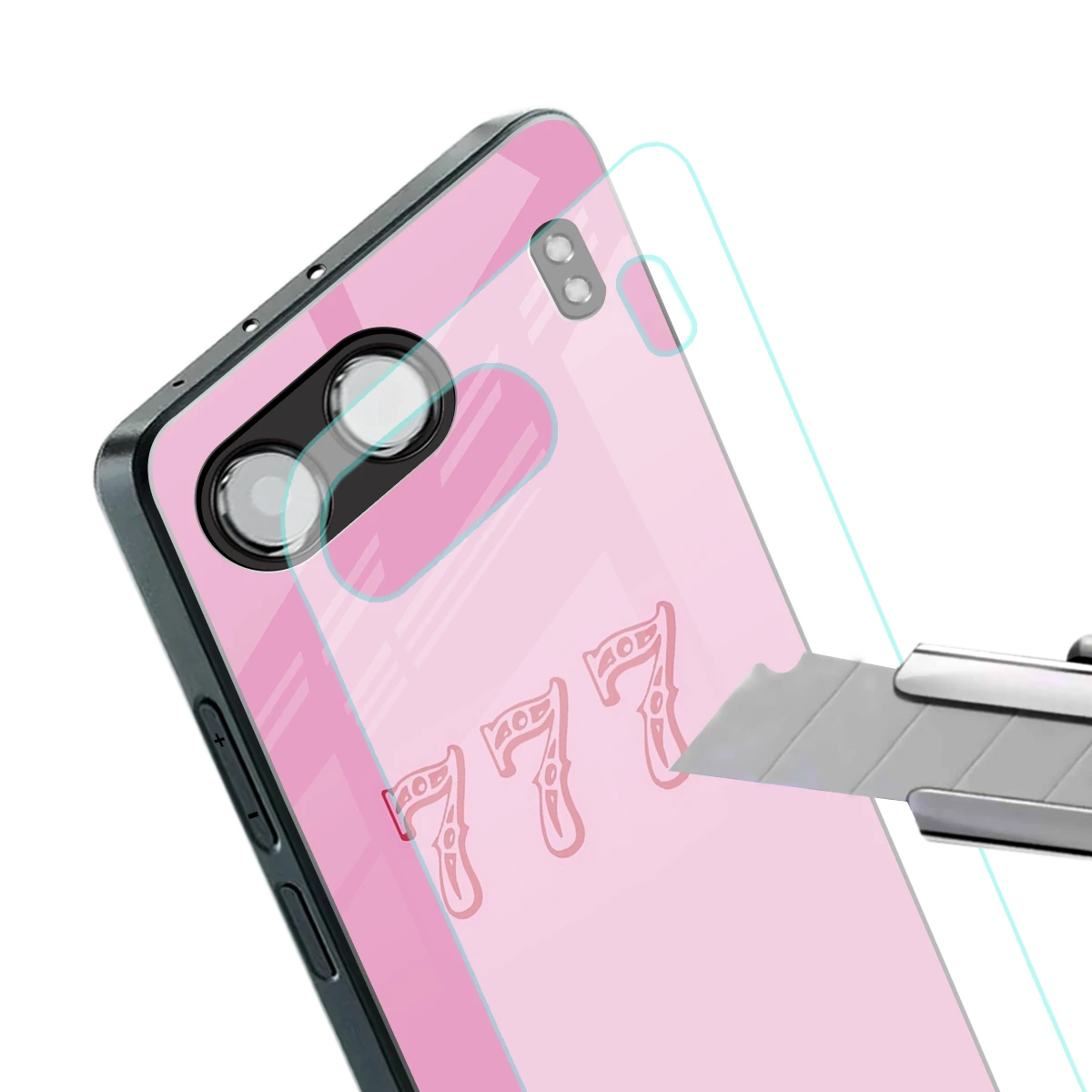 777 stylish phone case for oneplus nord 4 | glossy glass and slim fit