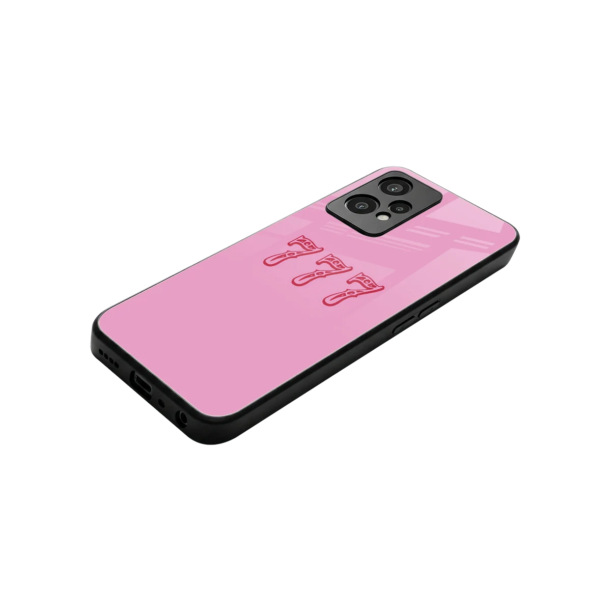 777 stylish phone case for oneplus nord ce 2 lite | glossy glass and slim fit