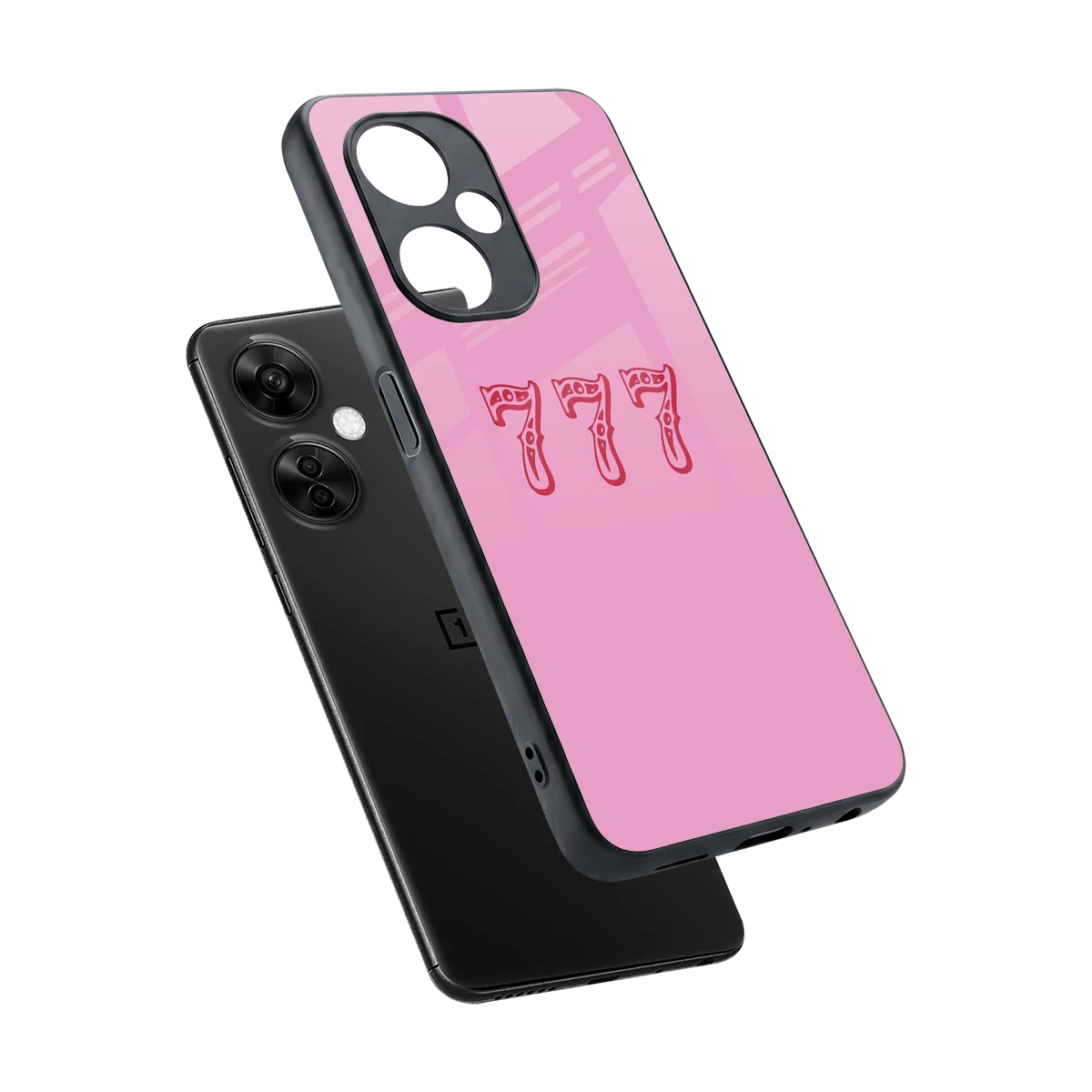 777 sleek oneplus nord ce 3 lite cover with tempered glass back and TPU edges