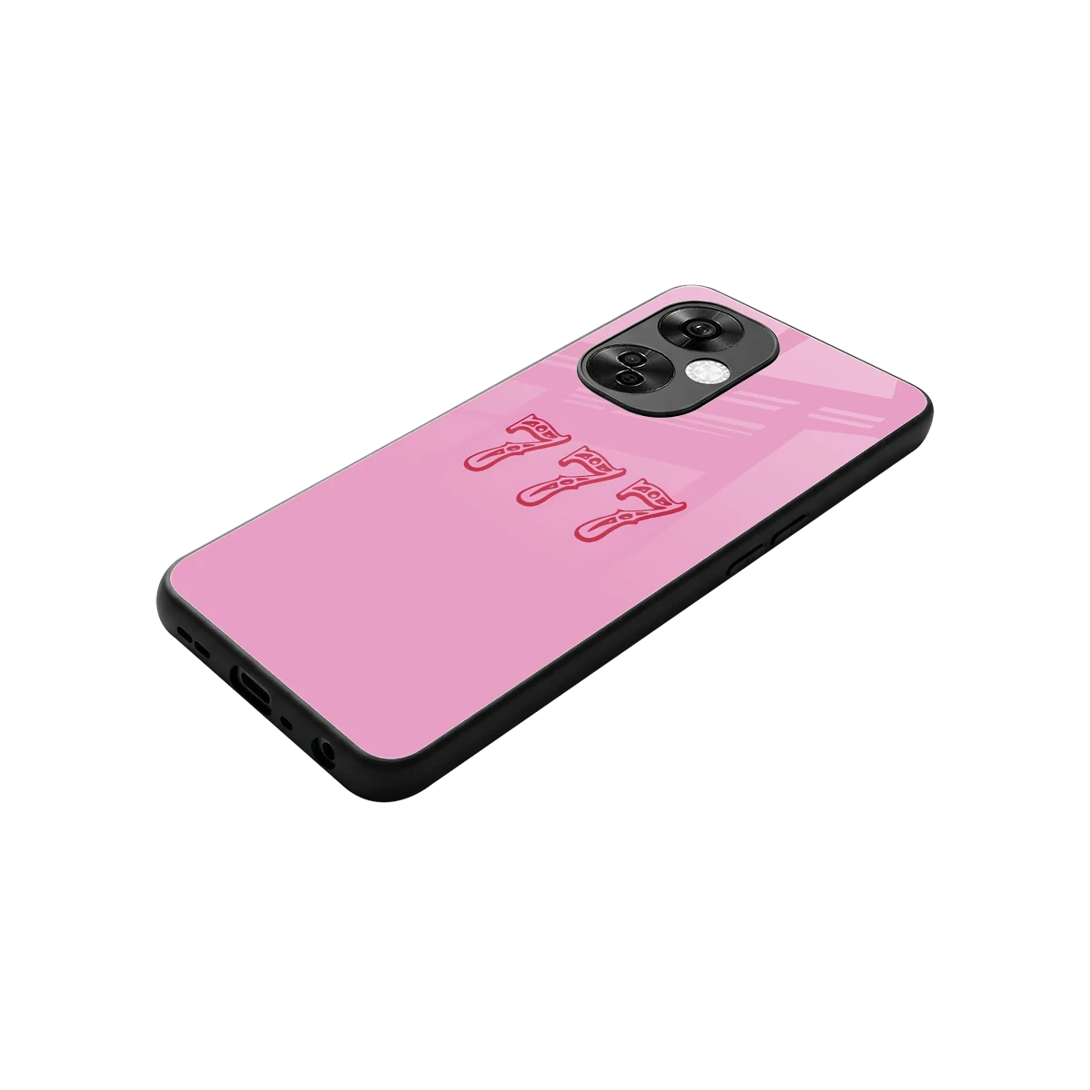 777 stylish phone case for oneplus nord ce 3 lite | glossy glass and slim fit