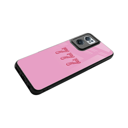 777 stylish phone case for oneplus nord ce 2 | glossy glass and slim fit