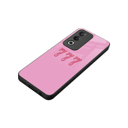 777 stylish phone case for oppo a3 pro | glossy glass and slim fit