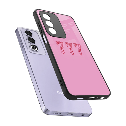 777 sleek oppo a3 pro cover with tempered glass back and TPU edges