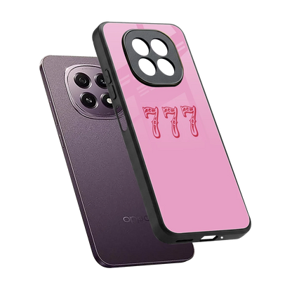777 sleek oppo f29 5g cover with tempered glass back and TPU edges