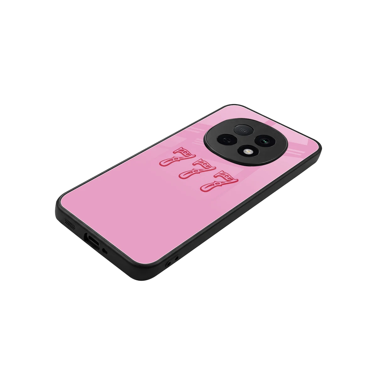 777 stylish phone case for oppo f29 pro 5g | glossy glass and slim fit