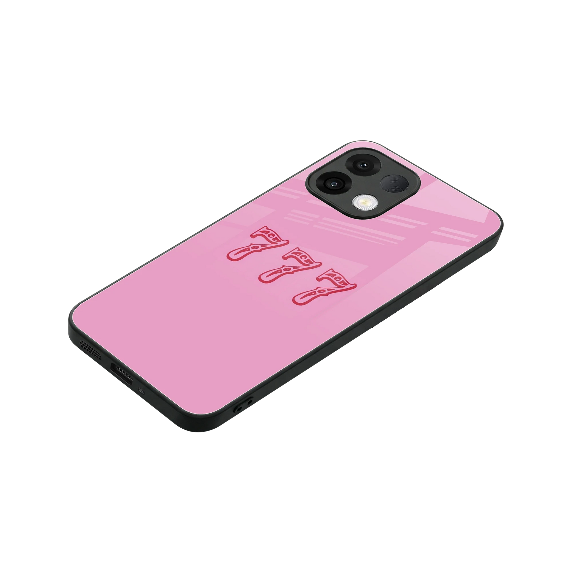 777 stylish phone case for oppo k13 5g | glossy glass and slim fit