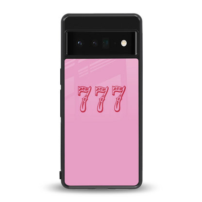 777 back phone cover | glass case for google pixel 6 pro