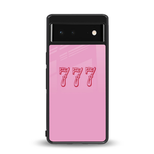 777 back phone cover | glass case for google pixel 6