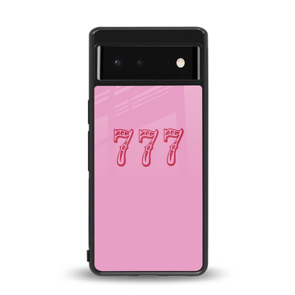 777 back phone cover | glass case for google pixel 6a