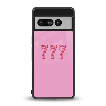 777 back phone cover | glass case for google pixel 7 pro