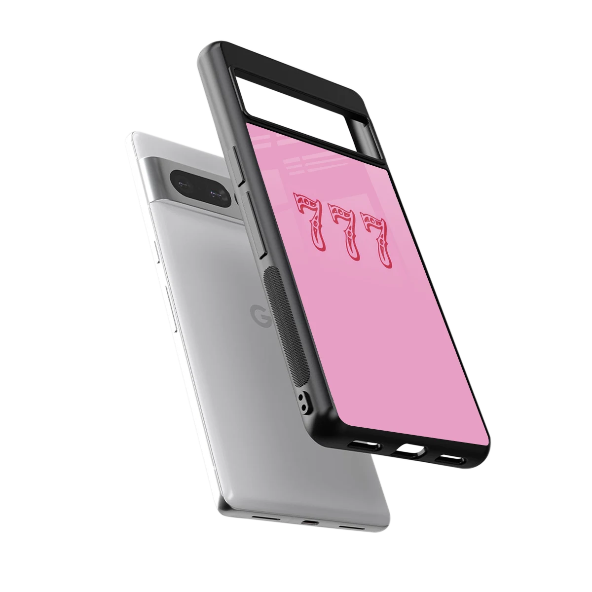 777 sleek google pixel 7 pro cover with tempered glass back and TPU edges