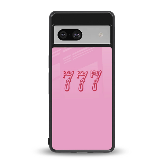 777 back phone cover | glass case for google pixel 7a
