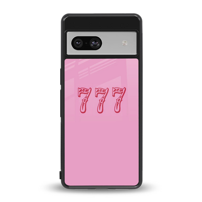 777 back phone cover | glass case for google pixel 7