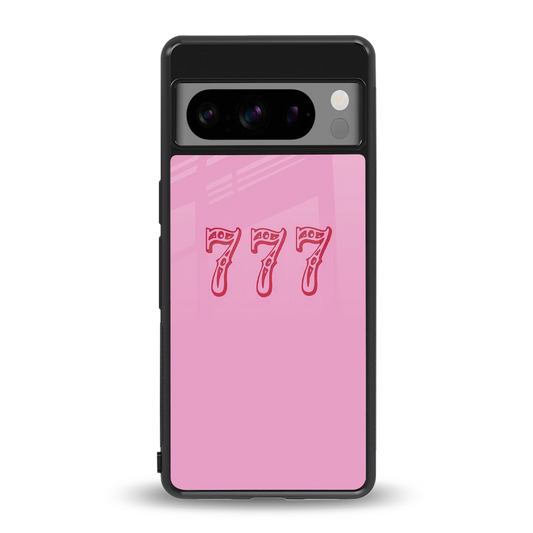 777 back phone cover | glass case for google pixel 8 pro
