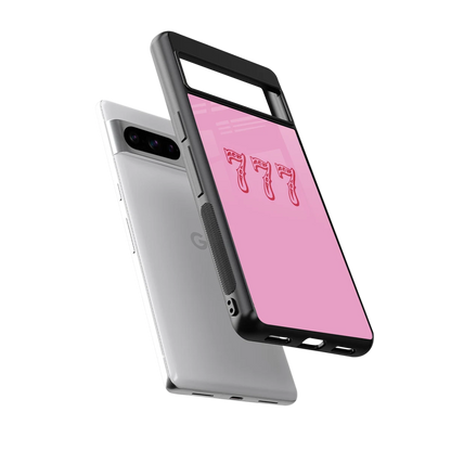 777 sleek google pixel 8 pro cover with tempered glass back and TPU edges