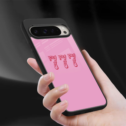 777 sleek google pixel 9 pro xl cover with tempered glass back and TPU edges