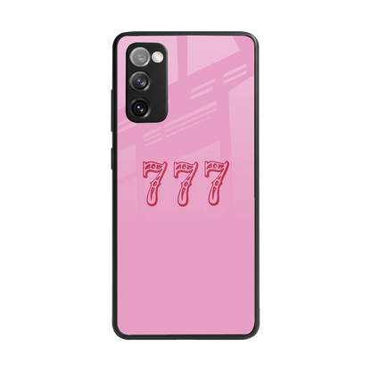 777 back phone cover | glass case for samsung galaxy s20 fe