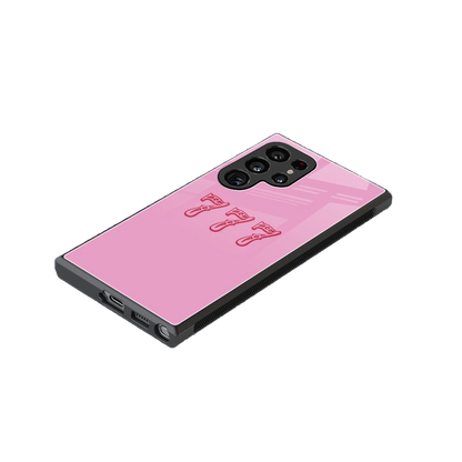 777 stylish phone case for samsung galaxy s24 ultra | glossy glass and slim fit
