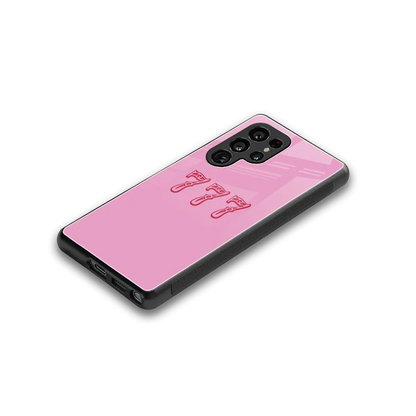 777 stylish phone case for samsung galaxy s25 ultra | glossy glass and slim fit