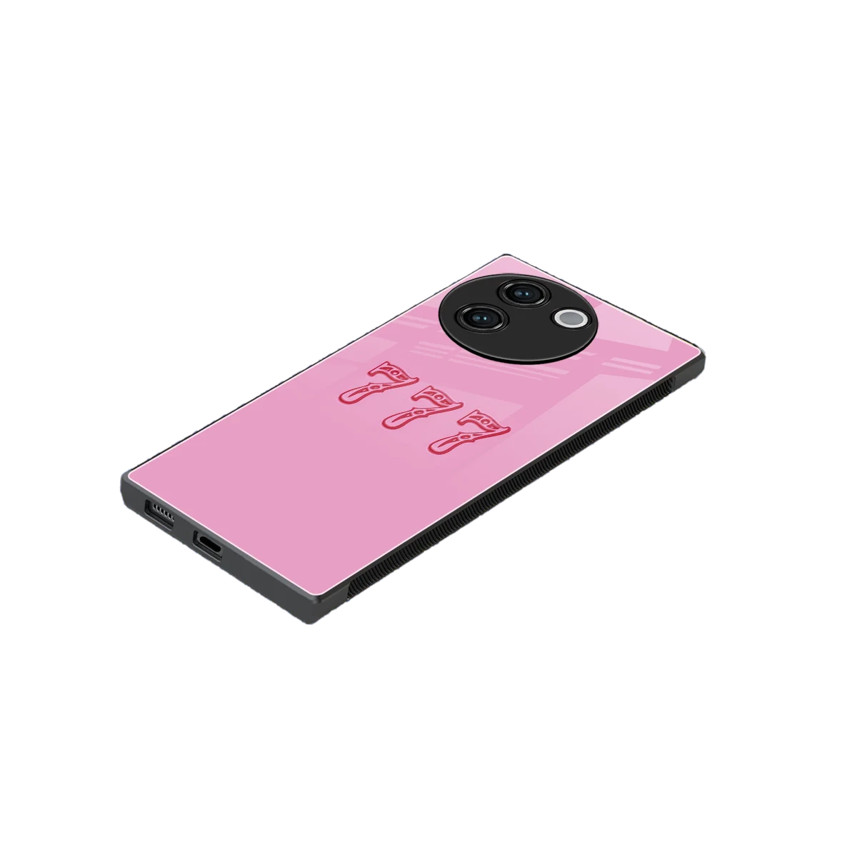 777 stylish phone case for vivo v30e | glossy glass and slim fit