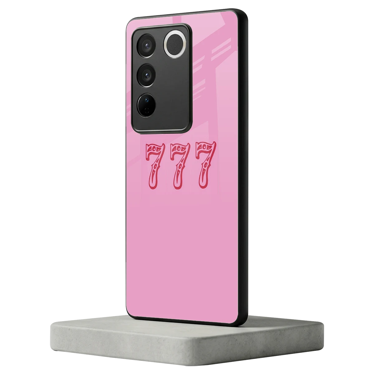 777 vivo v27 5g mobile cover | shockproof glass phone case