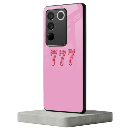 777 vivo v27 5g mobile cover | shockproof glass phone case
