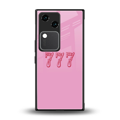 777 back phone cover | glass case for vivo v30