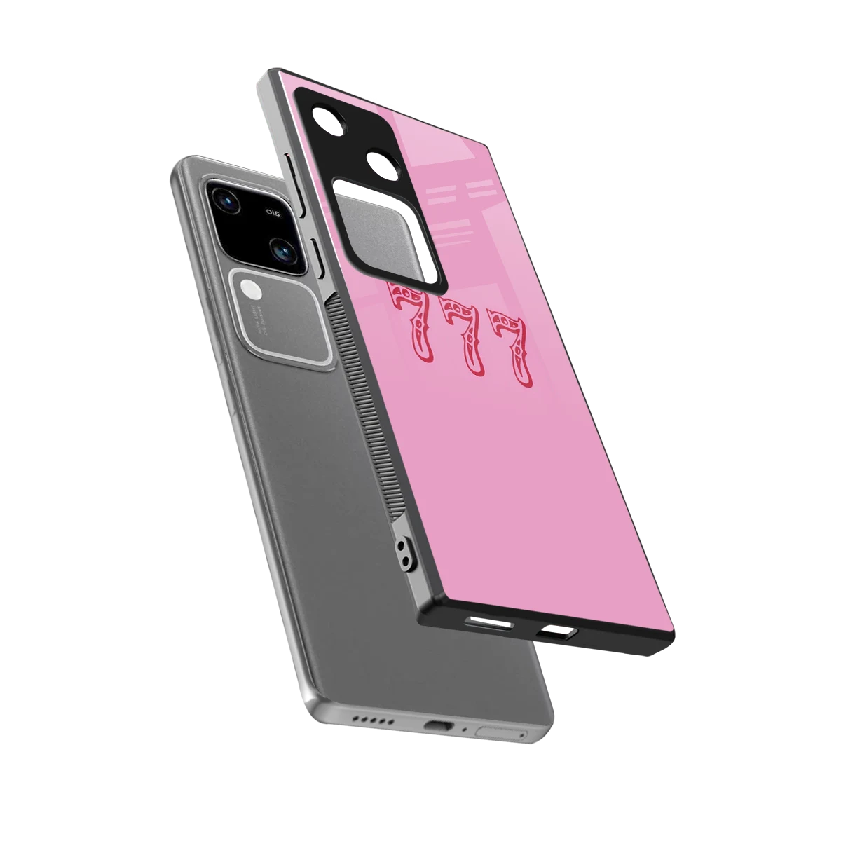 777 sleek vivo v30 cover with tempered glass back and TPU edges