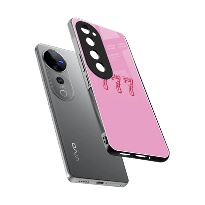 777 sleek vivo v40 pro cover with tempered glass back and TPU edges